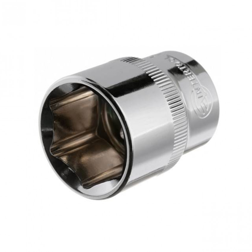 Головка шестигранна 1/2", 23*38 мм, Cr-V INTERTOOL ET-0023-ET-0023