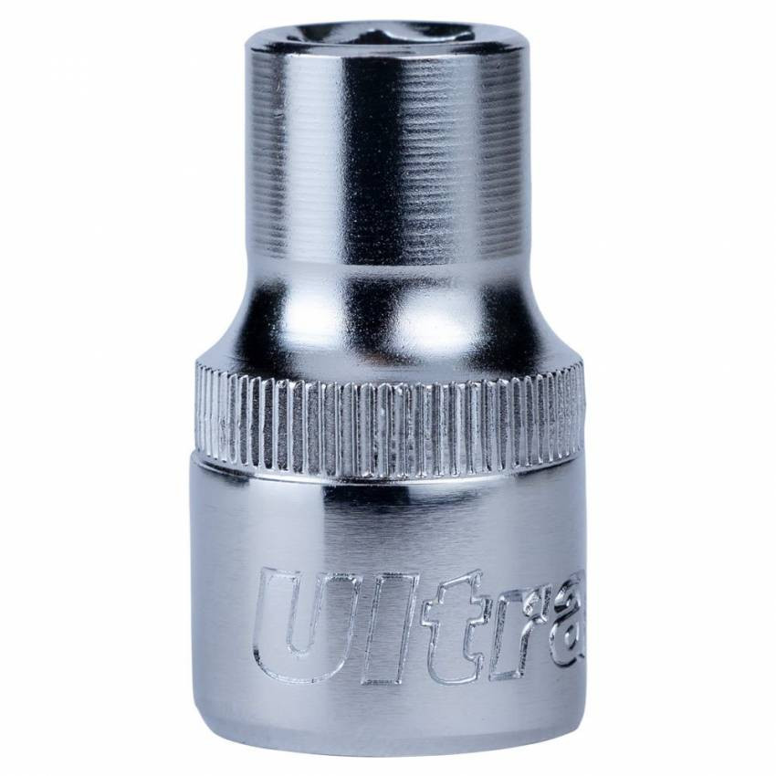 Насадка шестигранна коротка 1/2" 10мм CrV ULTRA (6070102)-6070102