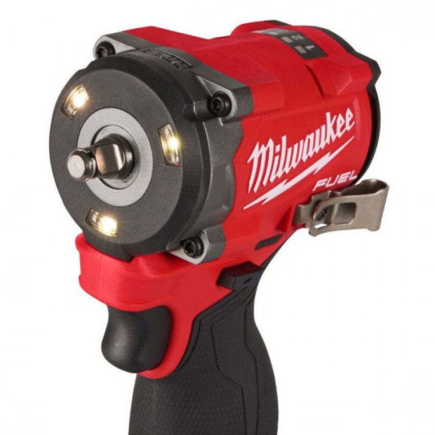 Гайковерт високомоментний MILWAUKEE 1/2" (746 Нм) M12 FCIWF12G3-502X (+2 акумулятори, зарядний пристрій, HD кейс)-4933493455