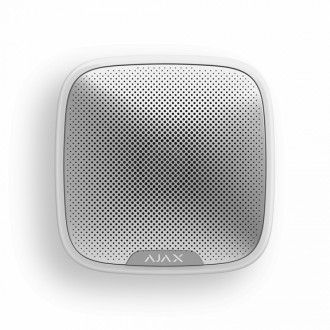 Бездротова вулична сирена AJAX StreetSiren (white)-[articul]