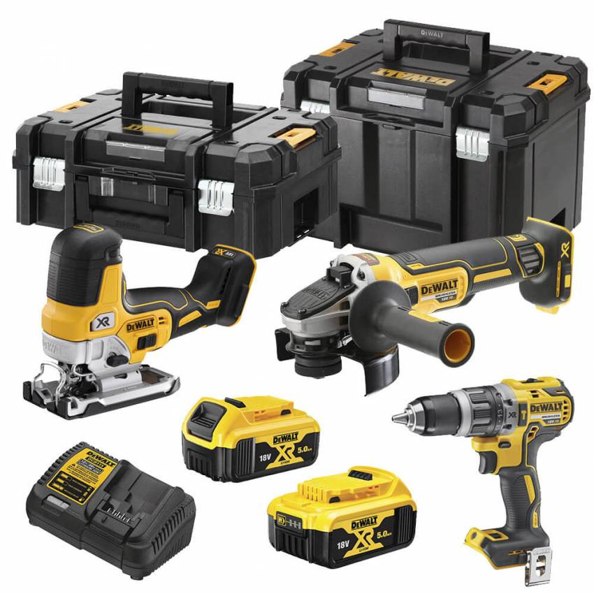 Набір з трьох безщіткових інструментів DeWALT DCK329P2T-DCK329P2T