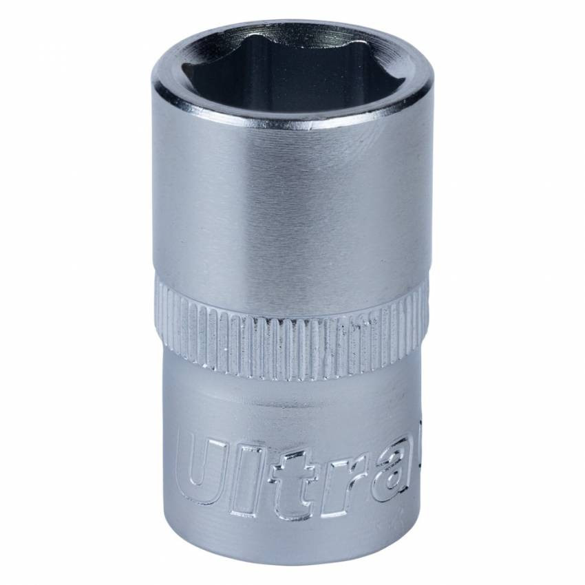 Насадка шестигранна коротка 1/2" 15мм CrV ULTRA (6070152)-6070152