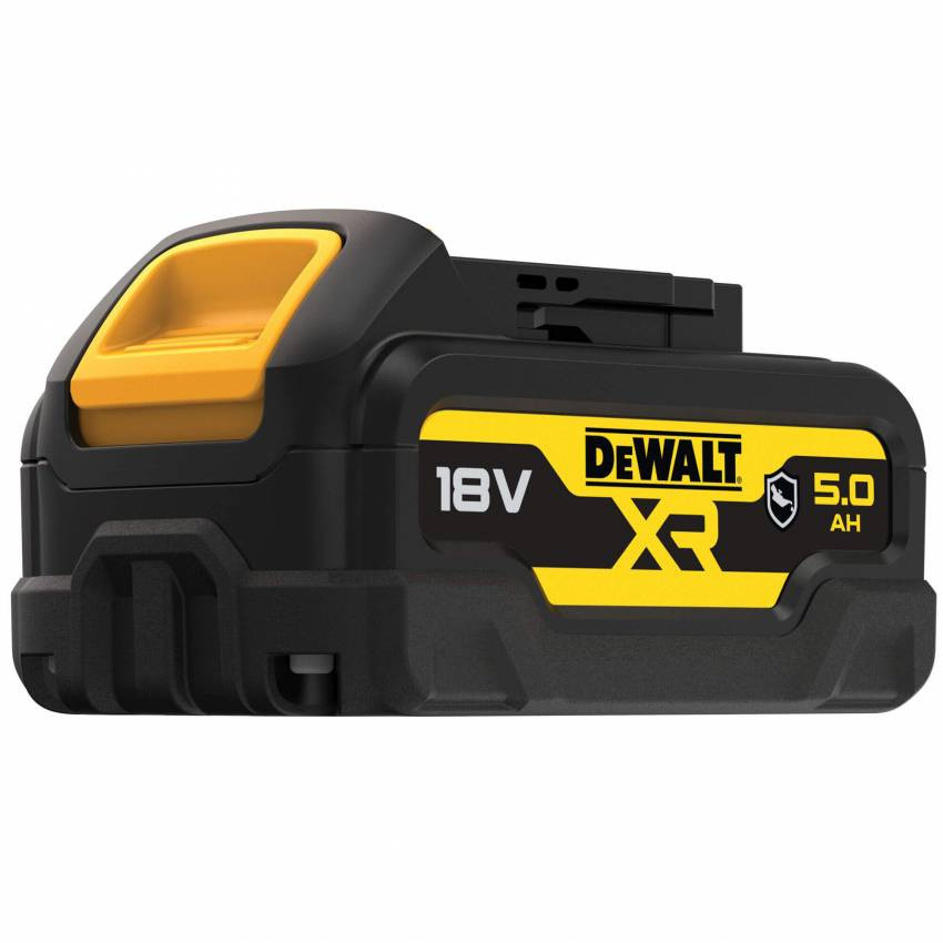 Акумуляторна батарея GFN DeWALT DCB184G, 18 В XR Li-lon GFN блок - Glass Filled Nylon (нейлон армований скловолокном) 5 Аг, вага 0.72 кг. Літій-іонна-DCB184G