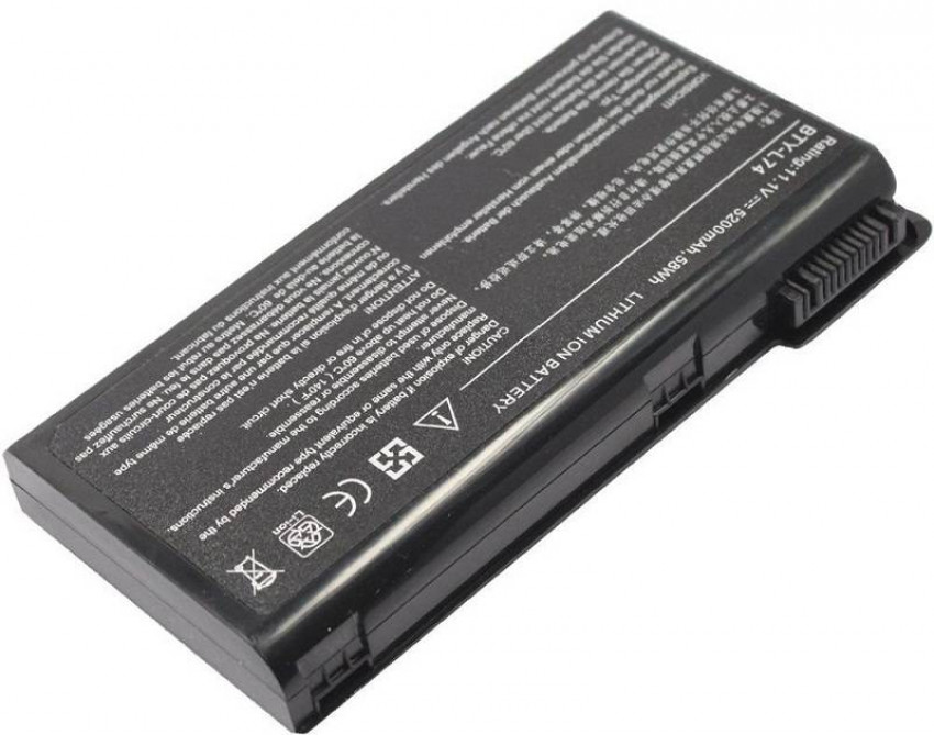 Акумулятори PowerPlant для ноутбуків MSI A6200 (BTY-L74, MSYL74LH) 11.1V 5200mAh-NB00000134