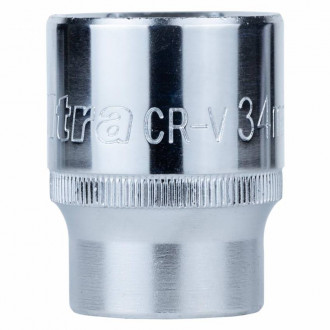 Насадка шестигранна 3/4&quot; 34мм CrV ULTRA (6075342)-[articul]