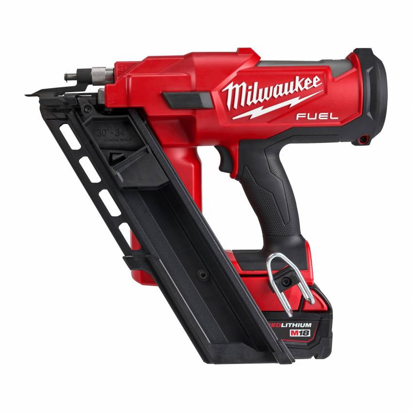 Цвяхів пістолет акумуляторний MILWAUKEE, M18 FFN-0C, 50/90мм (кейс)-4933471406