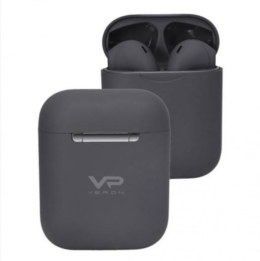 Науш. блютуз AirPods Veron VR-01, сірі (кор.) (3)-VR-01