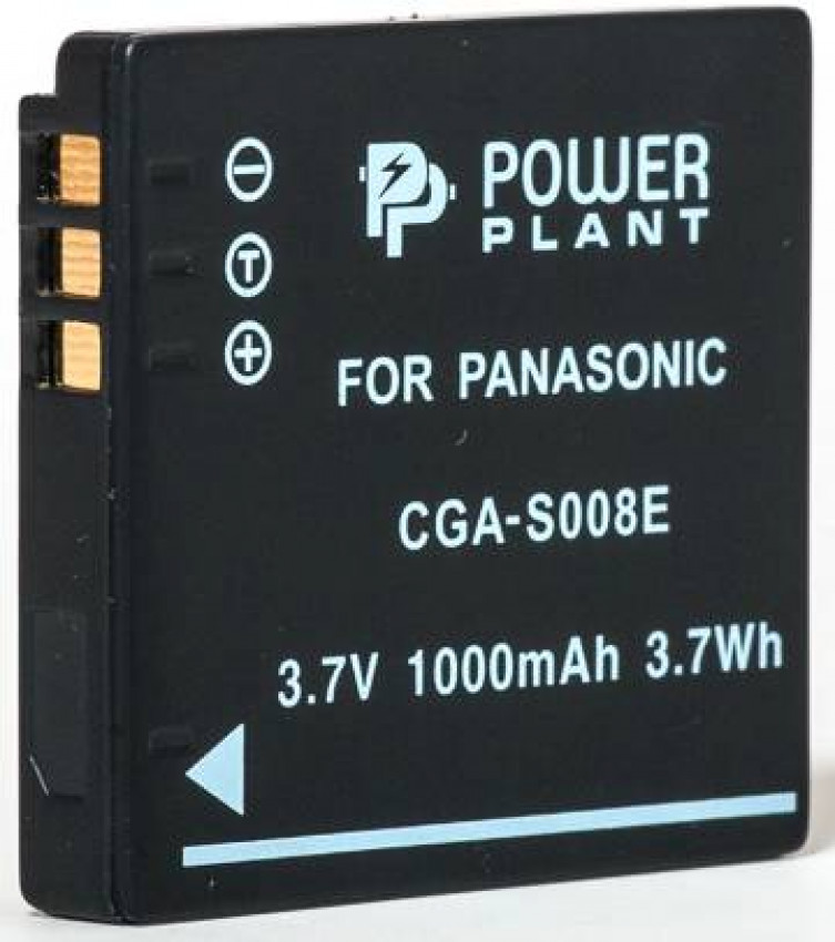 Акумулятор PowerPlant Panasonic CGA-S008, DB-70, DMW-BCE10 1000mAh-DV00DV1216