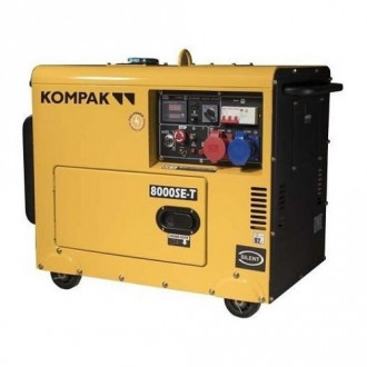 Генератор дизельний KOMPAK K8000SE-T ATS 6,4/6 кВт