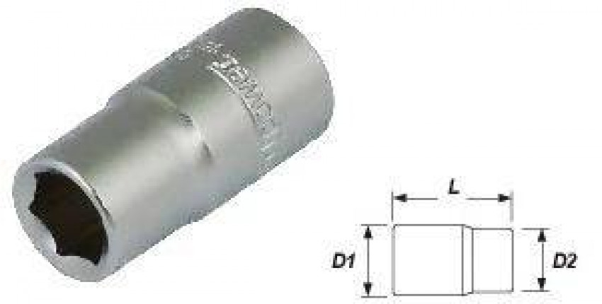 Головка 10мм 1/4" 6гр-16121-11-100S