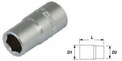 Головка 12мм 1/4&quot; 6гр-[articul]