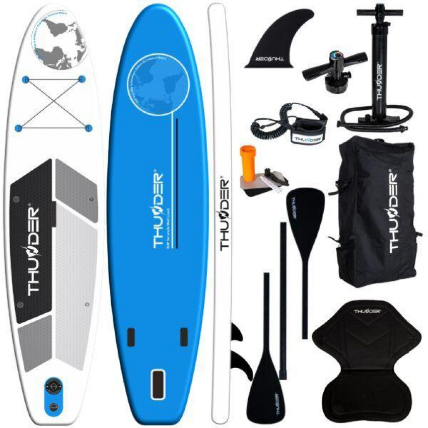 SUP-дошка THUNDER PLANET-BLUE 320-PLANET-BLUE