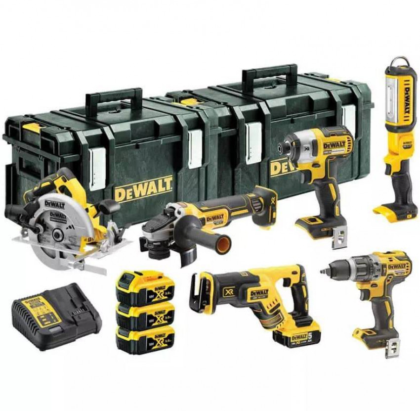 Набір із шести інструментів безщіткових DeWALT DCK623P3-DCK623P3