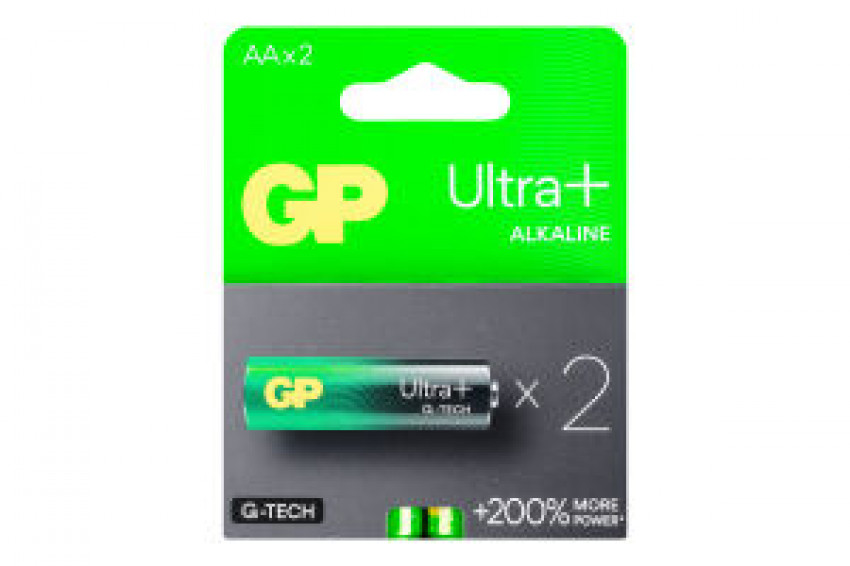 Батарейки AA LR6 №GP15АUРETA21-2GSB2 Ultra+ Alkaline GP 2шт.-GP15АUРETA21