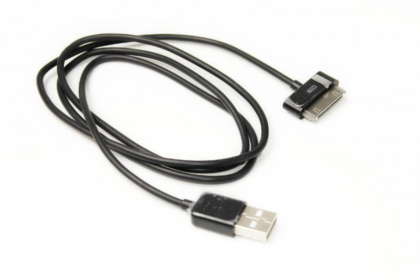 Кабель PowerPlant USB - 30pin (4/4s), 1м Чорний-DV00DV4045B