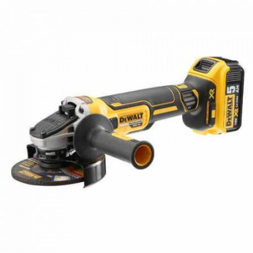 Шліфмашина кутова - болгарка безщіткова акумуляторна DeWALT DCG405P2_1-DCG405P2_1