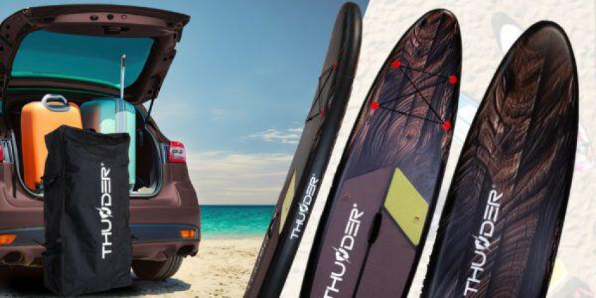 SUP-дошка THUNDER WOOD 320-WOOD