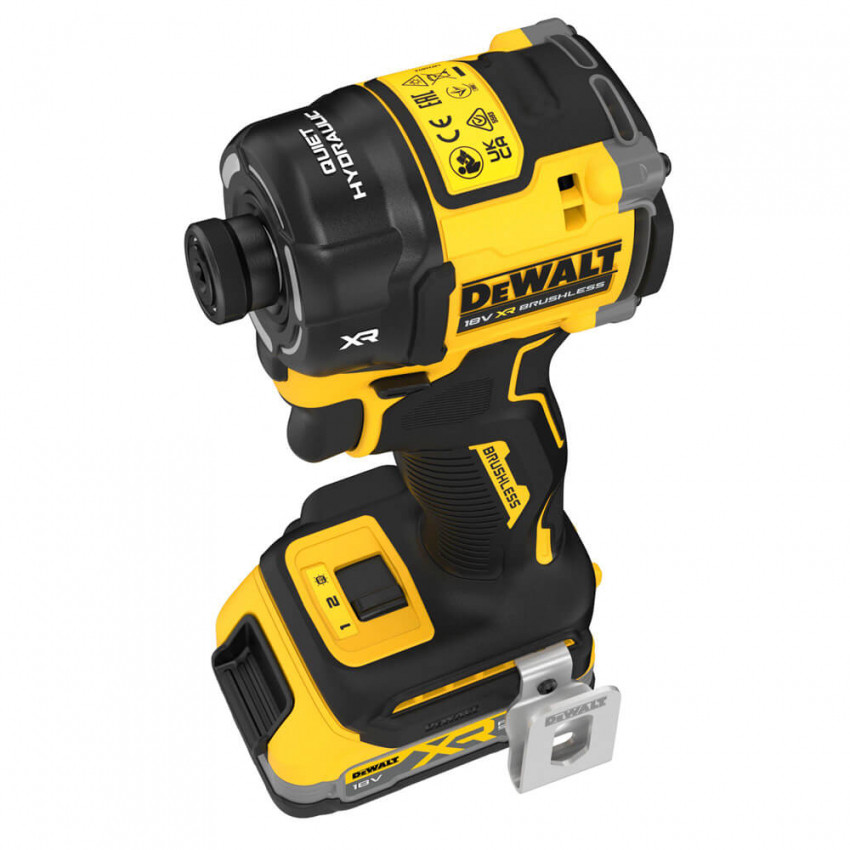 Шурупокрут ударний гідравлічний акумуляторний безщітковий DeWALT DCF870E2T-DCF870E2T