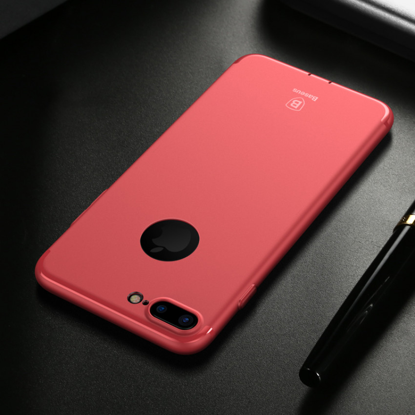 Чохол Baseus для iPhone 8 Plus/7 Plus Simple Solid Red (ARAPIPH7P-MS09)-