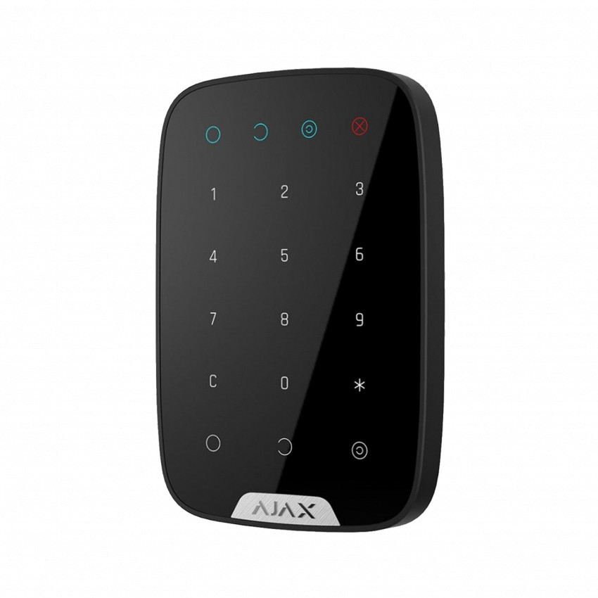 Бездротова сенсорна клавіатура AJAX KeyPad Plus (black)-