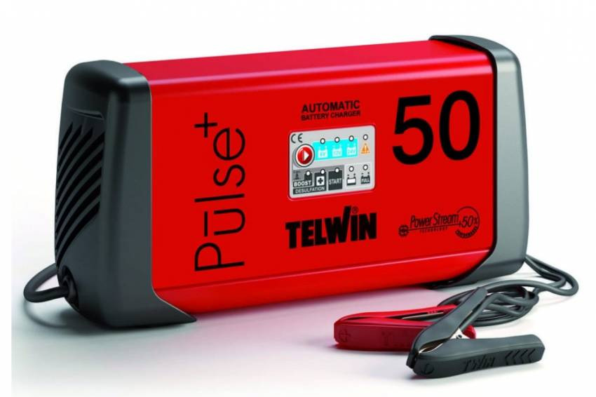 Зарядний пристрій Telwin PULSE 50 230V 6V/12V/24V-807588