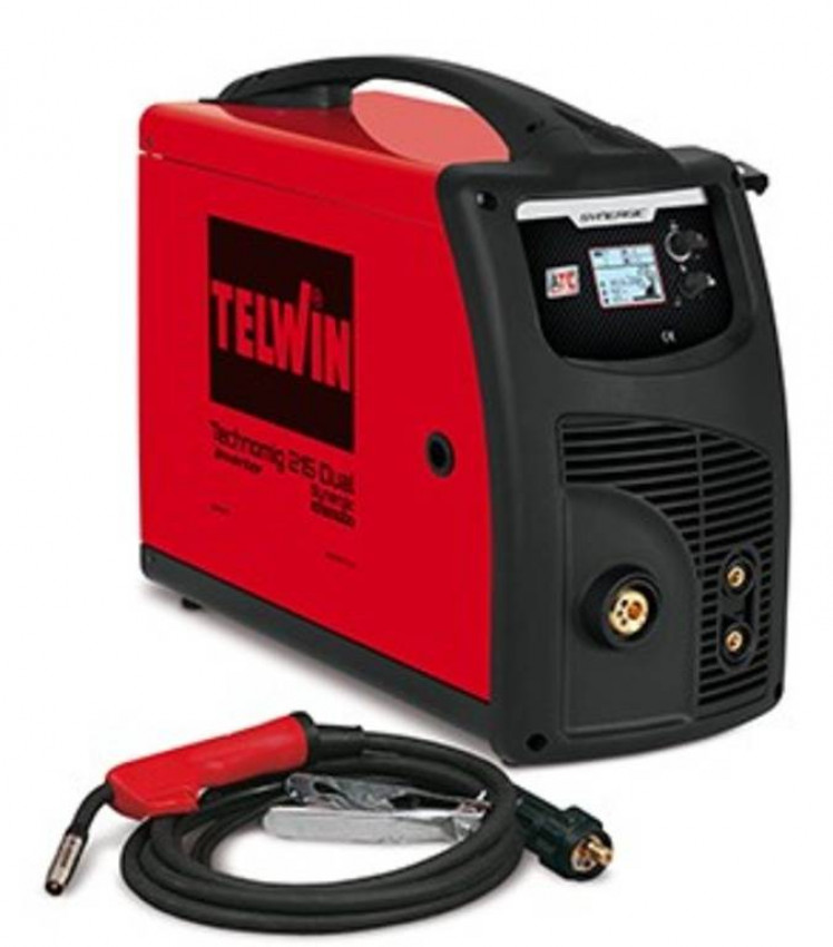 Напівавтомат зварювальний Telwin TECHNOMIG 215 DUAL SYNERGIC 230V-816053