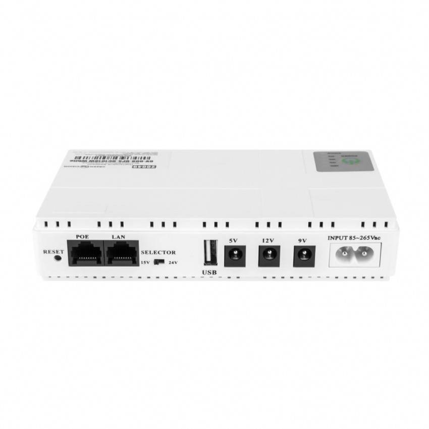 Портативне джерело безперебійного живлення GreenVision GV-008-UPS-DC1018W White-D-20049