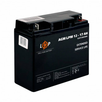 Акумулятор AGM LPM 12V - 17 Ah (2020)-[articul]