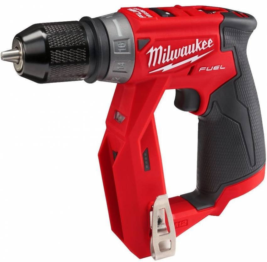 Дриль-шуруповерт акумуляторний MILWAUKEE, M12 FDDXKIT-0X, 34Нм (4 насадки FIXTEC, HD кейс)-4933471332