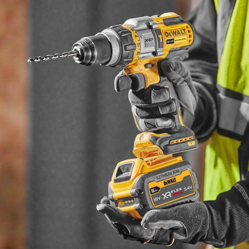 Дриль-шуруповертний акумуляторний безщітковий ударний DeWALT DCD999NT-DCD999NT