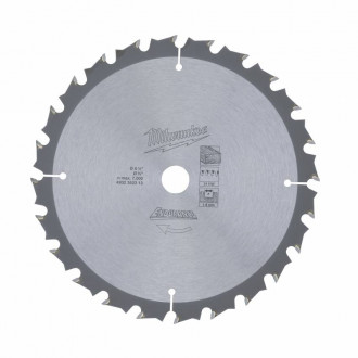 Диск пильний MILWAUKEE, Ø165/15,8/1,6мм, 24 зуб.-[articul]