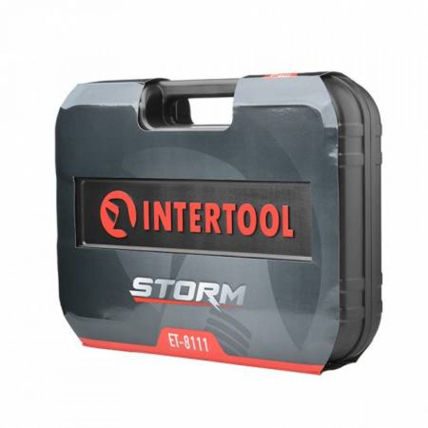 Набір інструментів 1/2 "& 1/4" 111 од., Cr-V STORM INTERTOOL ET-8111-ET-8111