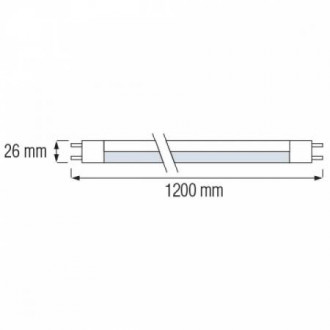 Світлодіодна лампа LED TUBE PRO-120 18W T8 6400К