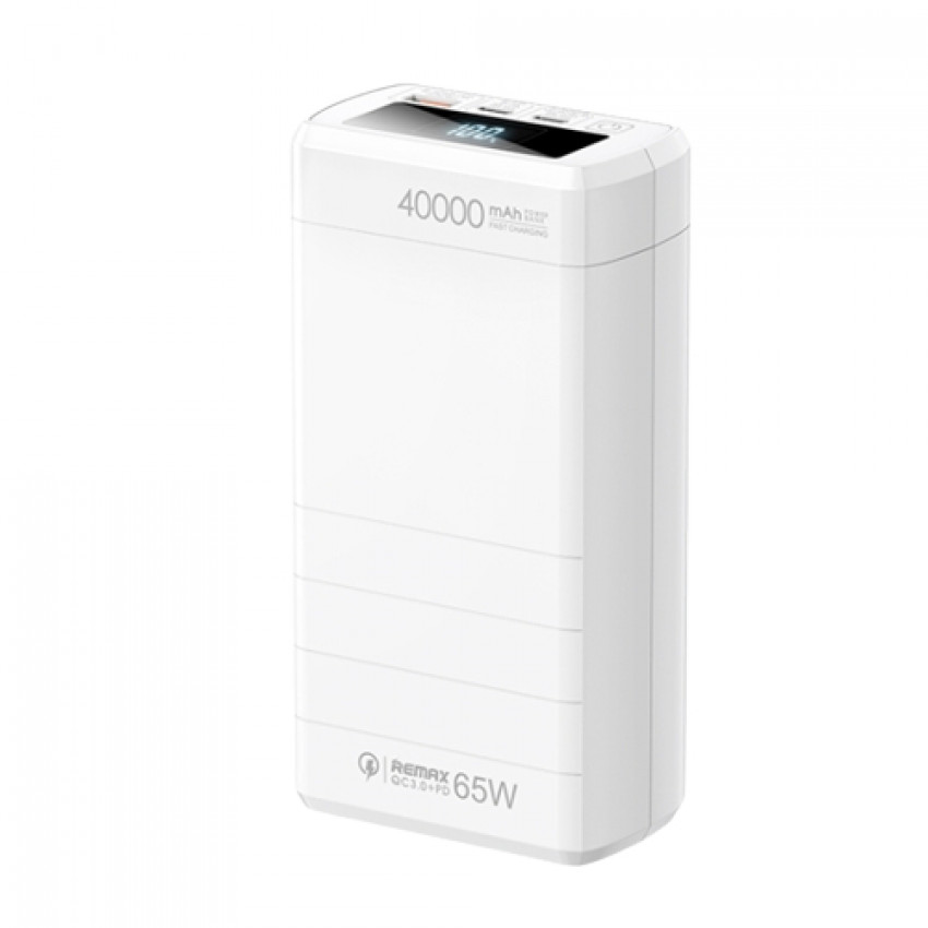 Зовнішній акумулятор Remax Dinba 40000mAh QC 65W Білий (RPP-310)-