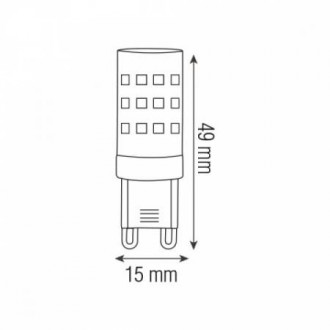 Світлодіодна лампа PETA-4 4W G9 4200K