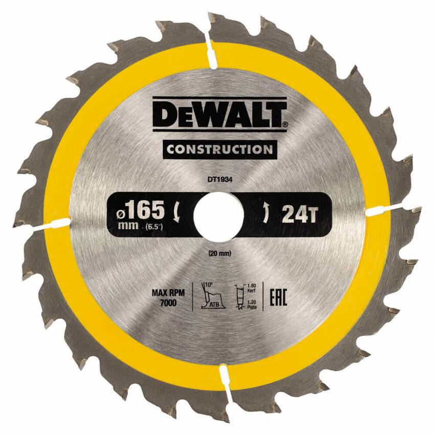 Диск пильний DeWALT DT1934-DT1934