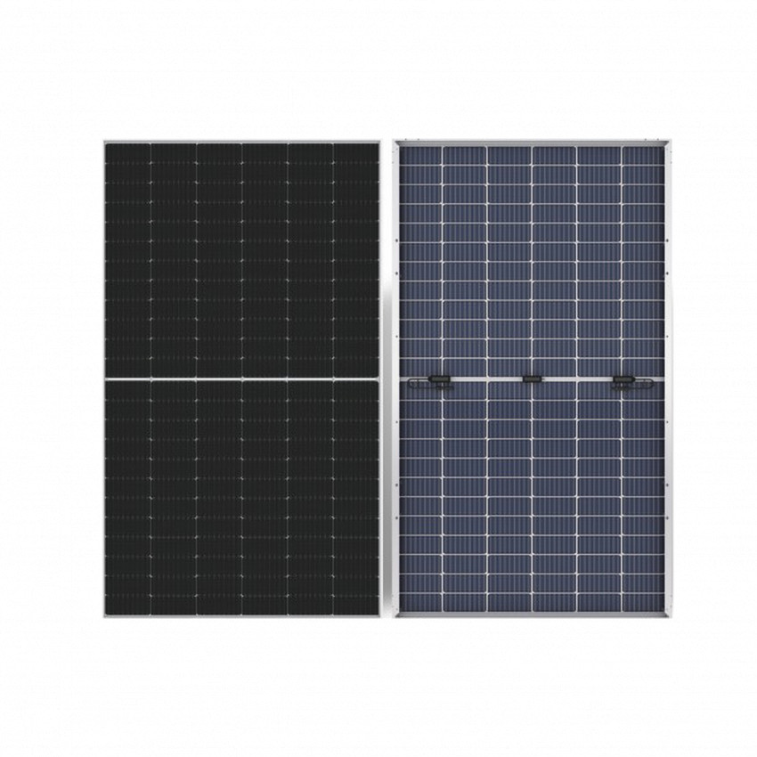 Сонячна панель двостороння монокристалічна LP Longi Solar Half-Cell 670W (35 профіль, TOPCon N-type Bi-facial)-