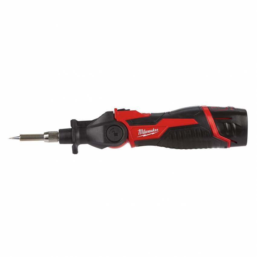 Паяльник акумуляторний MILWAUKEE,M12 SI-201C ( заряд.пристрій, 1 акум.Х 2Ач)-4933459761