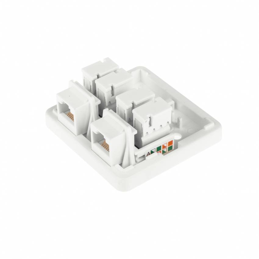 Розетка RJ-45 2-порта кат.5е UTP LP-114-