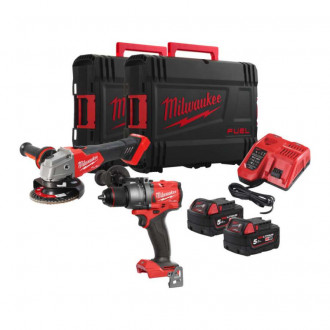 Набір акумуляторних інструментів Milwaukee M18FPP2E3-502X, 4933492516-[articul]