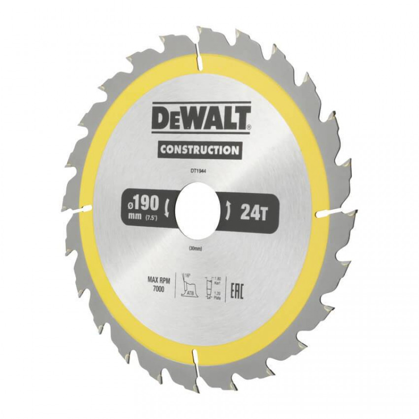 Диск пильний DeWALT DT1944-DT1944