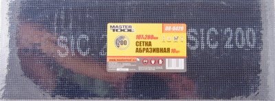 Сітка абразивна MASTERTOOL зерно 200 107х280 мм 10 шт 08-0420-[articul]