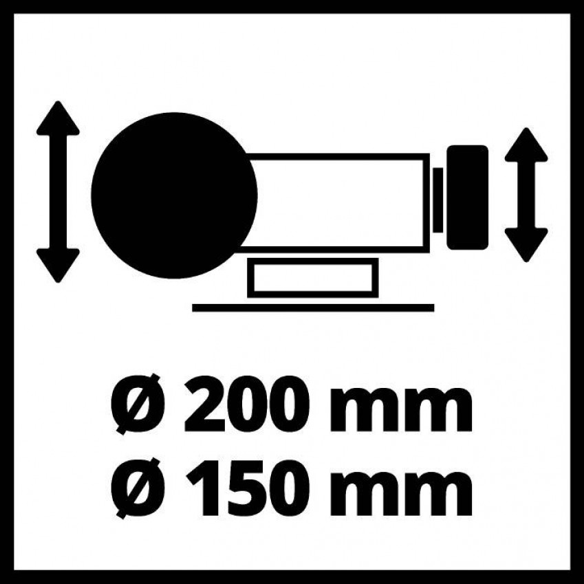 Точило двостороннє TC-WD 200/150 (4417242)-