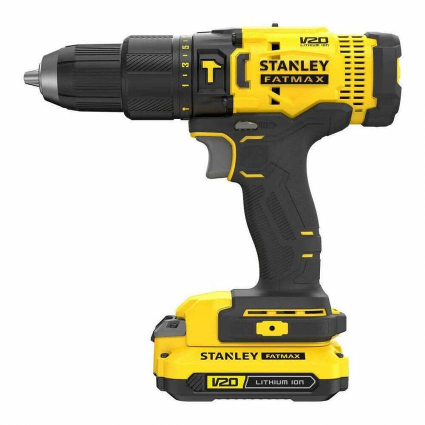 Дриль-шурупокрут ударний акумуляторний STANLEY FATMAX SFMCD711C2K-SFMCD711C2K