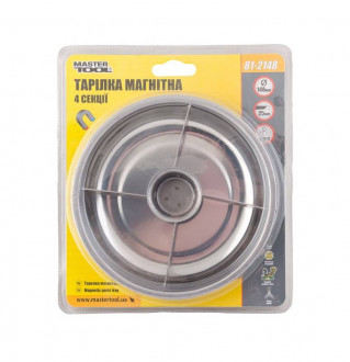 Тарілка магнітна MASTERTOOL 148 мм 4 секції 81-2148