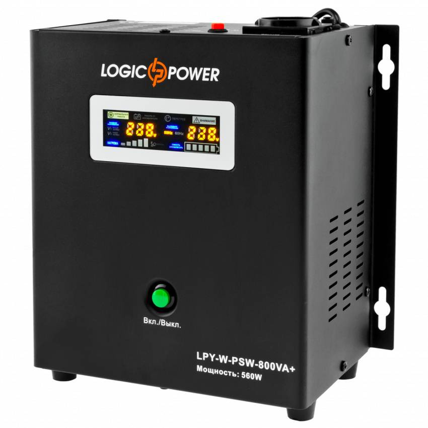 Комплект резервного живлення LogicPower ИБП W800 + литиевая (LiFePO4) батарея 750W-