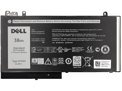 Акумулятор для ноутбуків DELL Latitude 12 5000 (RYXXH) 11.1V 38Wh (original)-[articul]