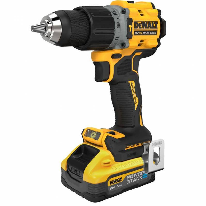 Дриль-шурупокрут акумуляторний безщітковий ударний DeWALT DCD805H2T-DCD805H2T