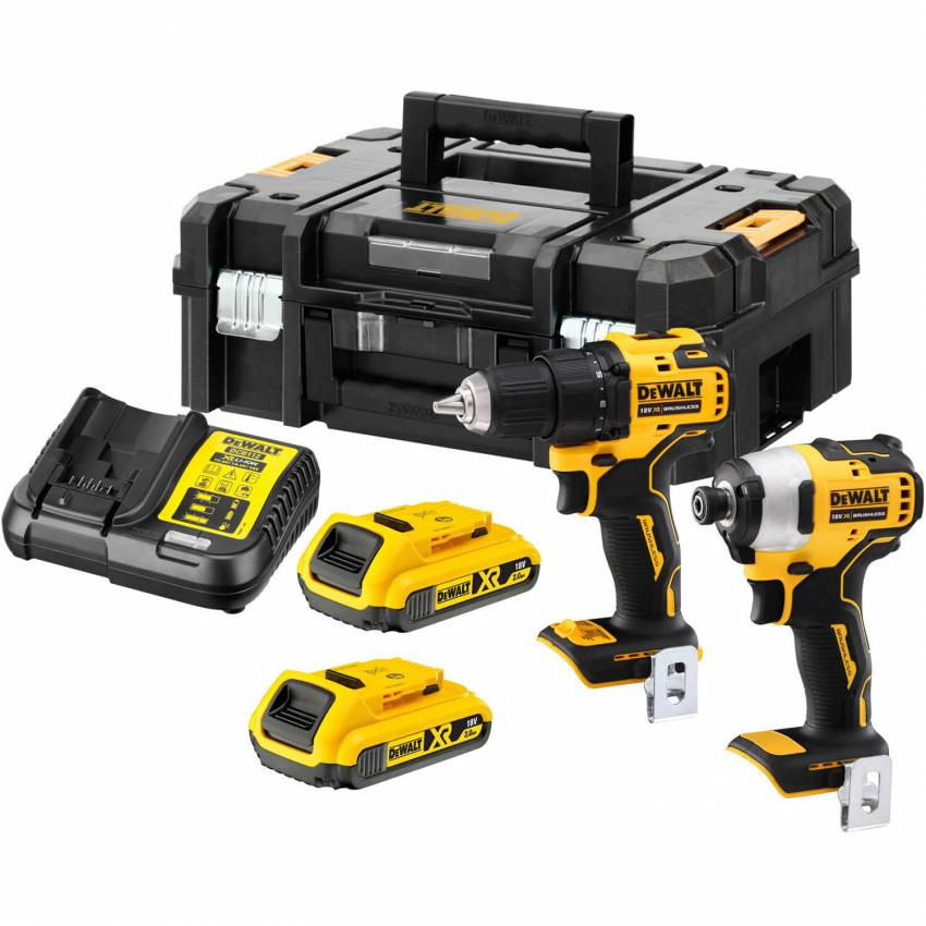 Набір з двох безщіткових інструментів DeWALT DCK2061D2T-DCK2061D2T