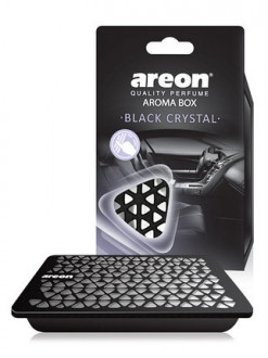 Ароматизатор AREON Aroma Box Чорний кристал банка (під сидіння)-[articul]